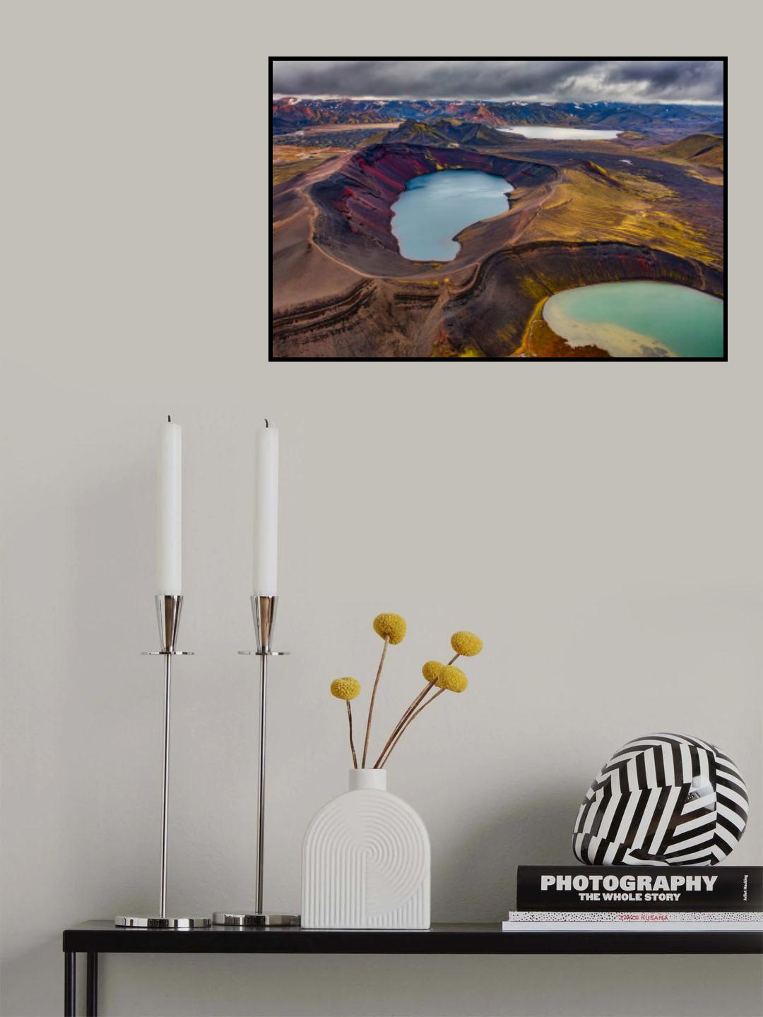 Land of lakes Poster och Canvastavla