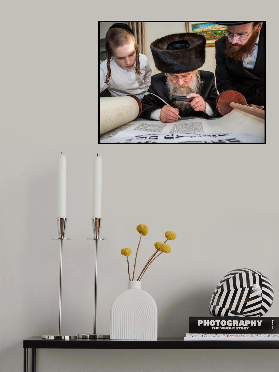 Torah Writer Poster och Canvastavla