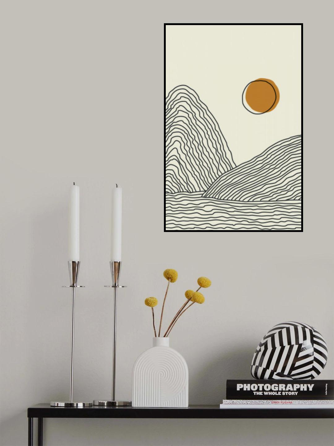Boho Sunset Series #3 Poster och Canvastavla