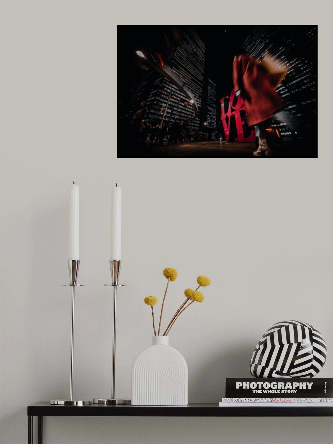 LOVE on the street Poster och Canvastavla