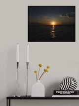 amazing sea view at sunset Poster och Canvastavla