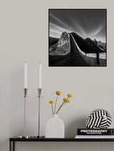 Photographing the Great Wall Poster och Canvastavla