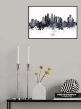 Doha Qatar Skyline Poster och Canvastavla