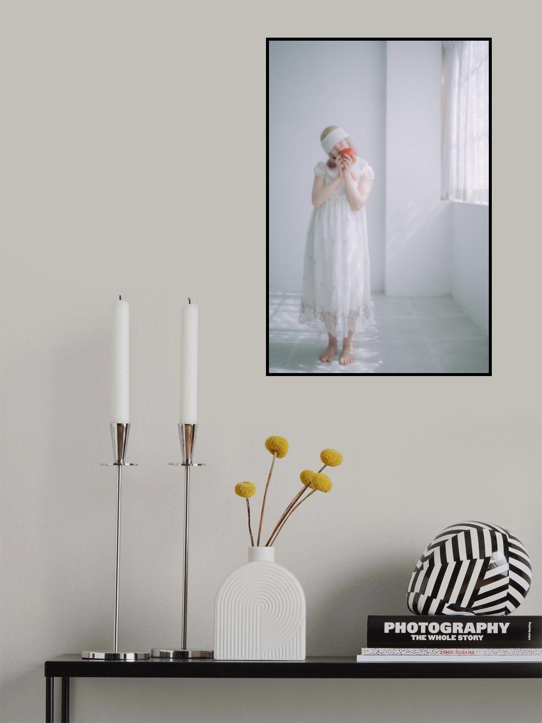 White blind Poster och Canvastavla