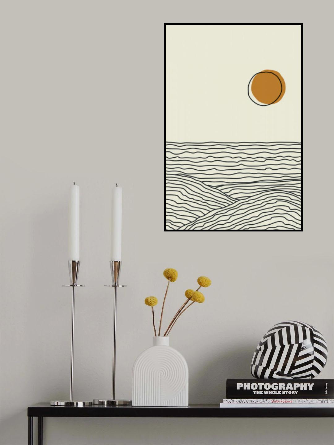 Boho Sunset Series #4 Poster och Canvastavla