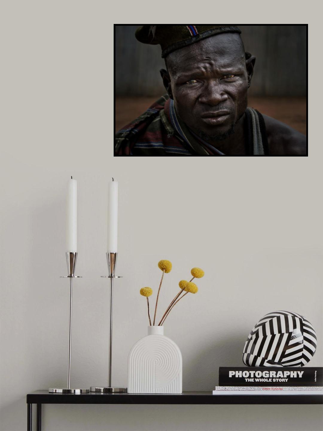 South sudanian man Poster och Canvastavla