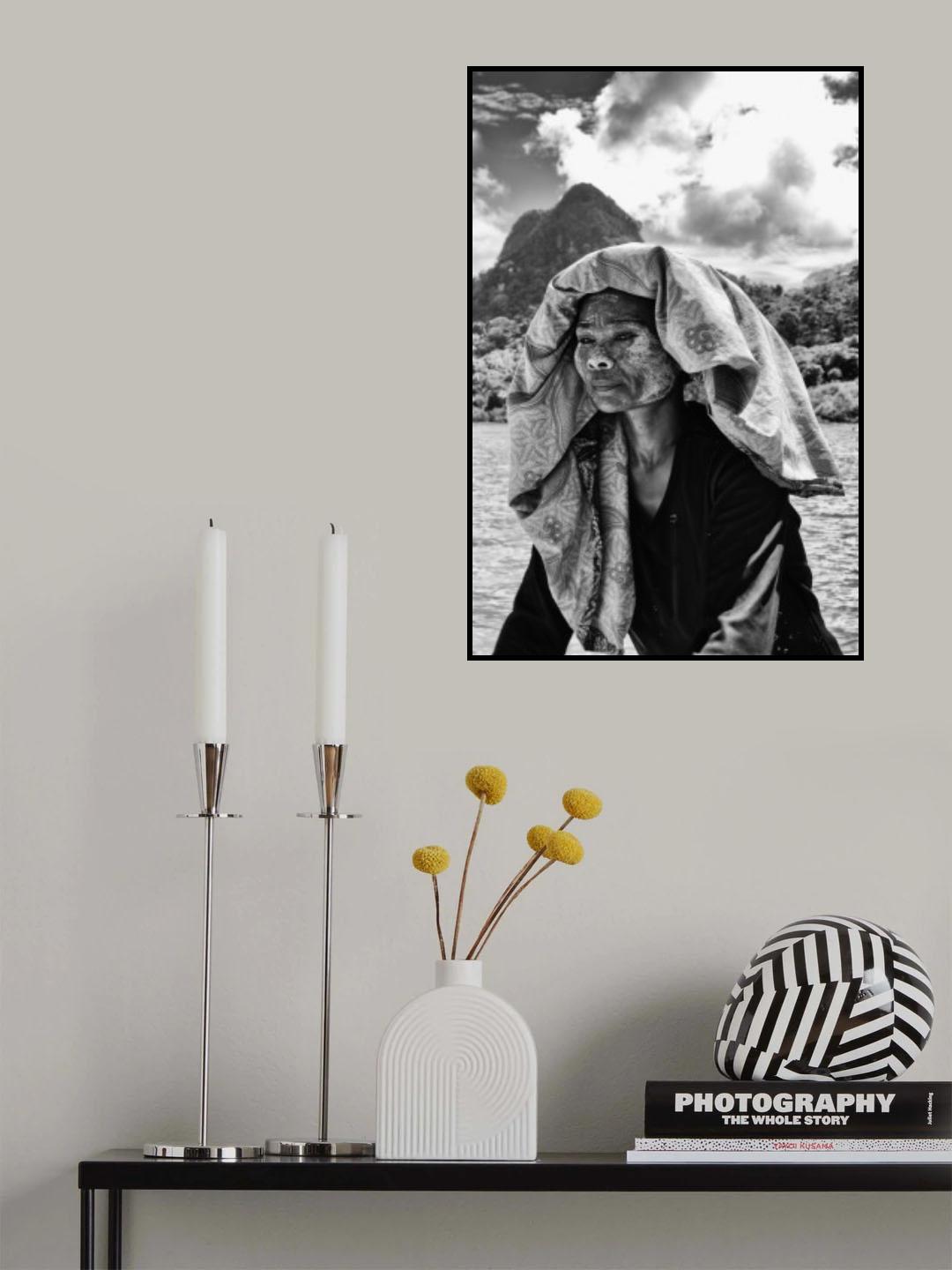 Bajau Laut Woman Poster och Canvastavla