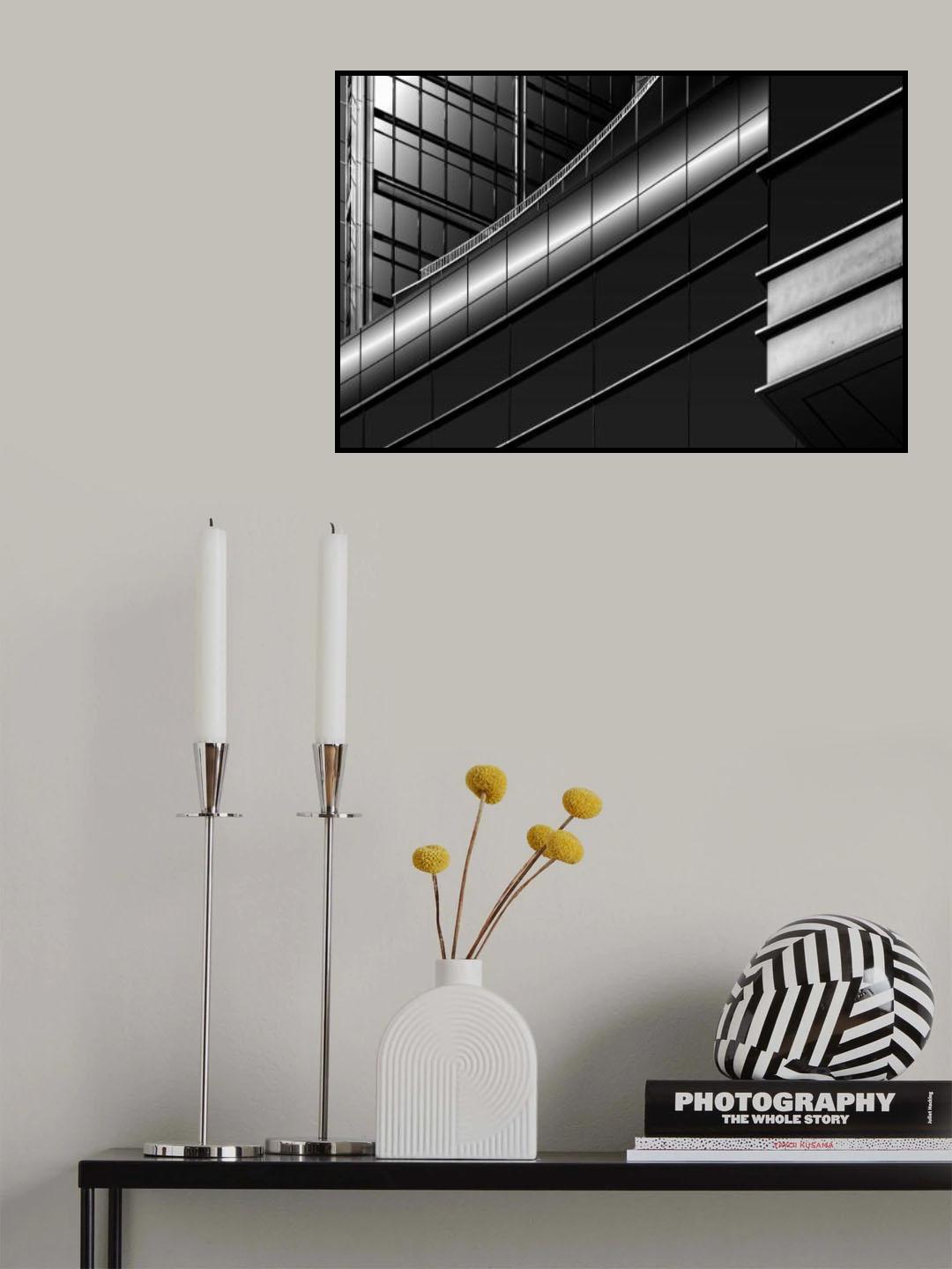 Lines and curtainwall Poster och Canvastavla