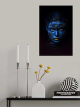 BLUE MASK Poster och Canvastavla