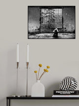 The window for the light, the apple for the job Poster och Canvastavla