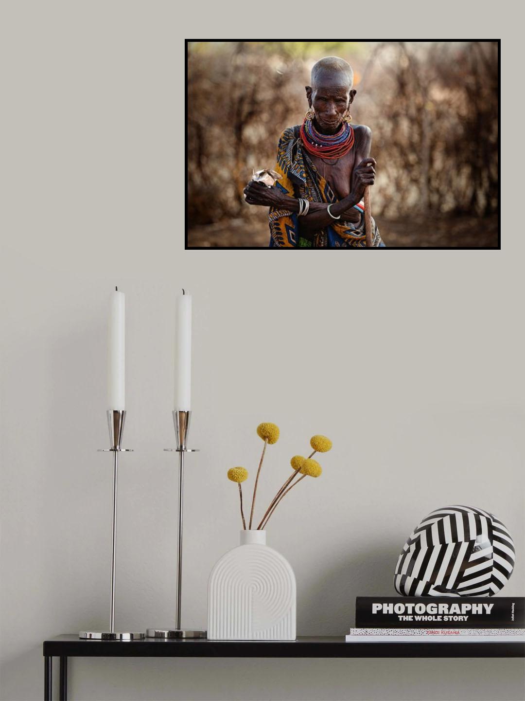 Old woman Poster och Canvastavla