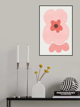 Pink Viola Flower Poster och Canvastavla