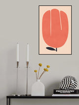 Orange Tulip Flower Poster och Canvastavla