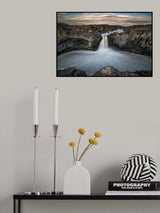 Aldeyjarfoss Waterfall North Iceland Poster och Canvastavla
