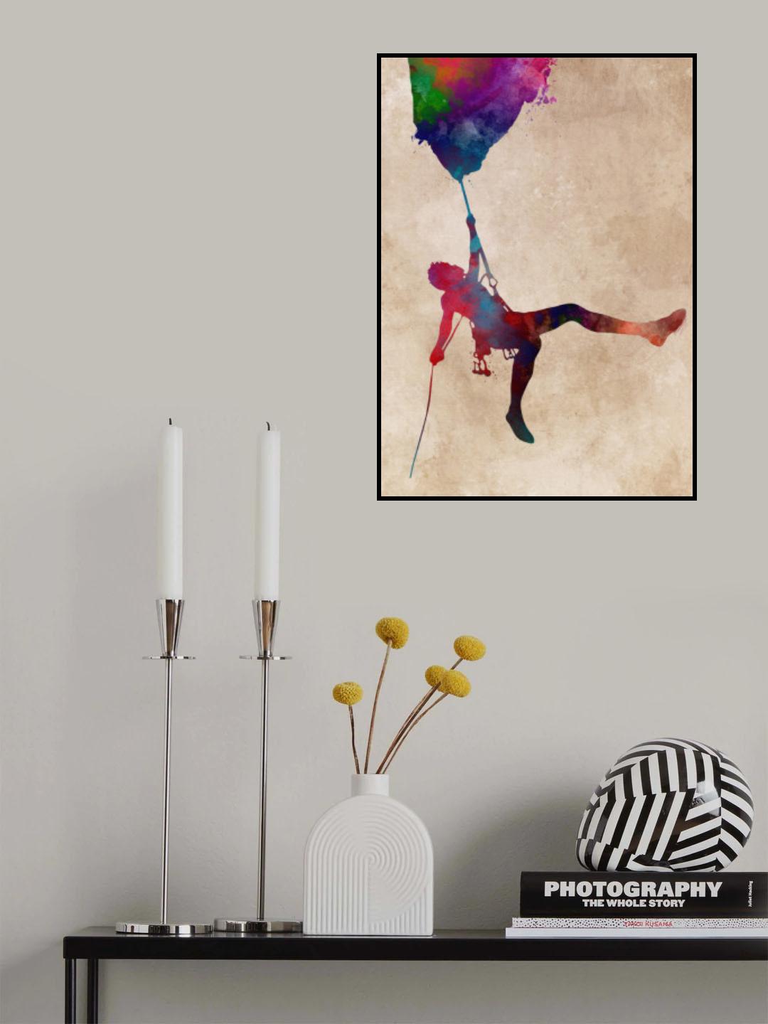 Mountaineer Sport Art 3 Poster och Canvastavla