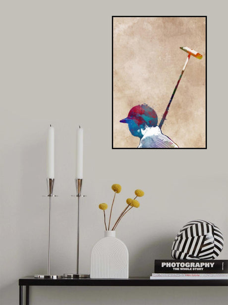 Polo sport art Poster och Canvastavla