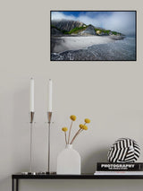 White cliffs of Iturup island Poster och Canvastavla