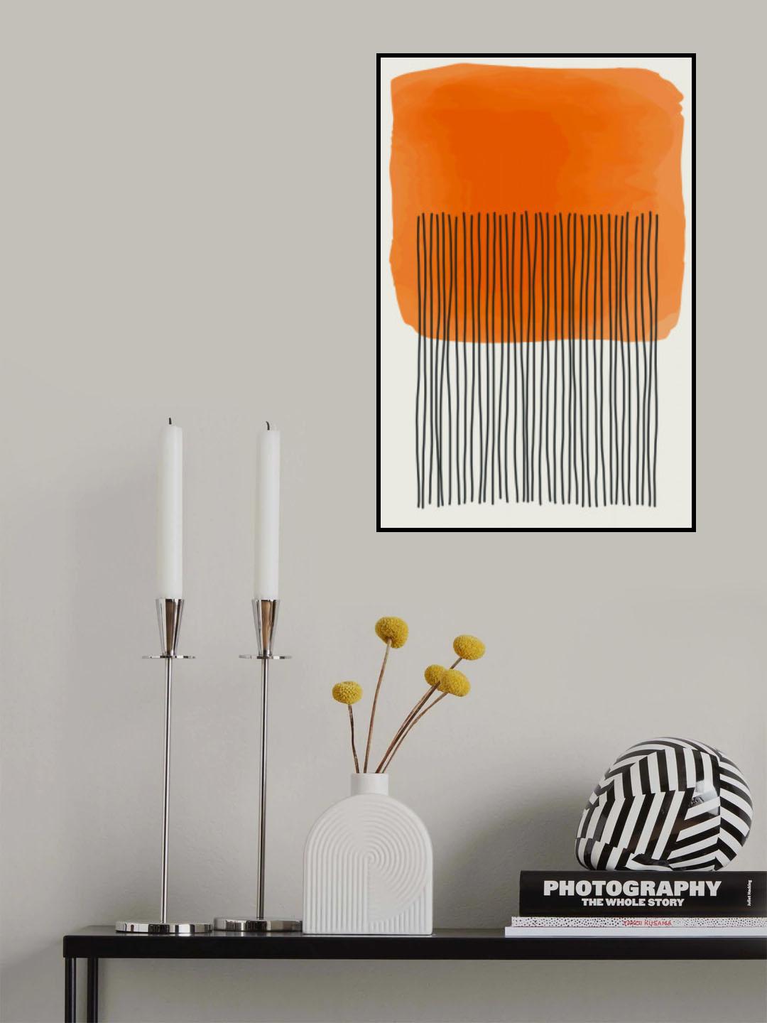 Geometric Watercolor #8 Poster och Canvastavla