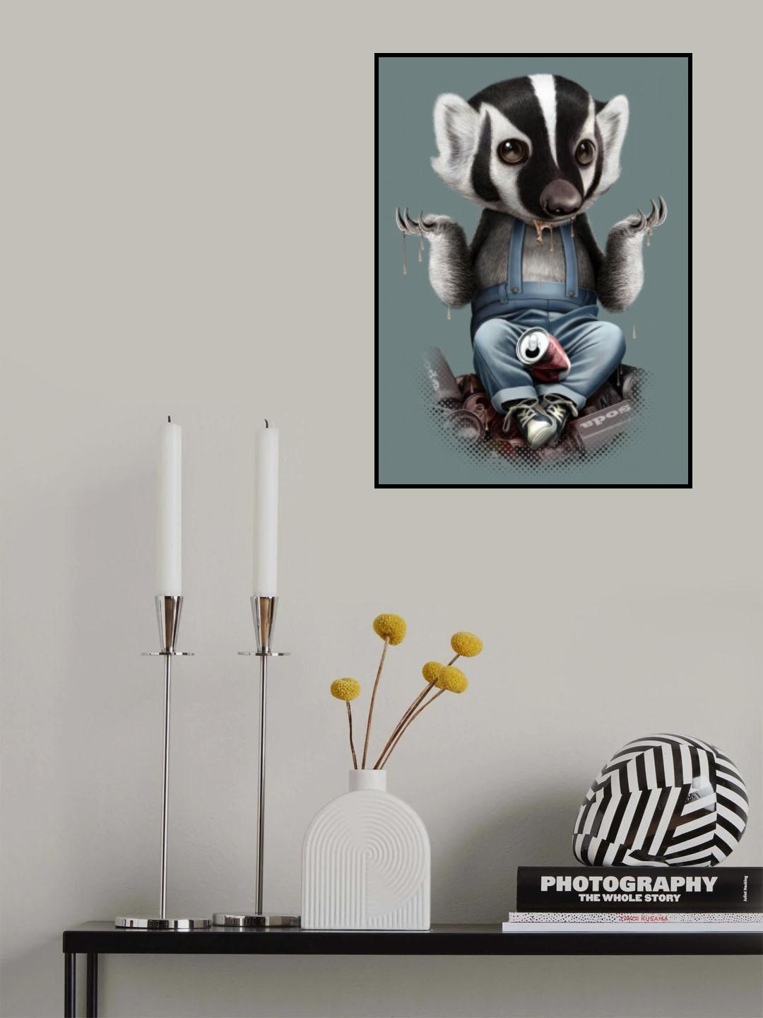 badger chill Poster och Canvastavla