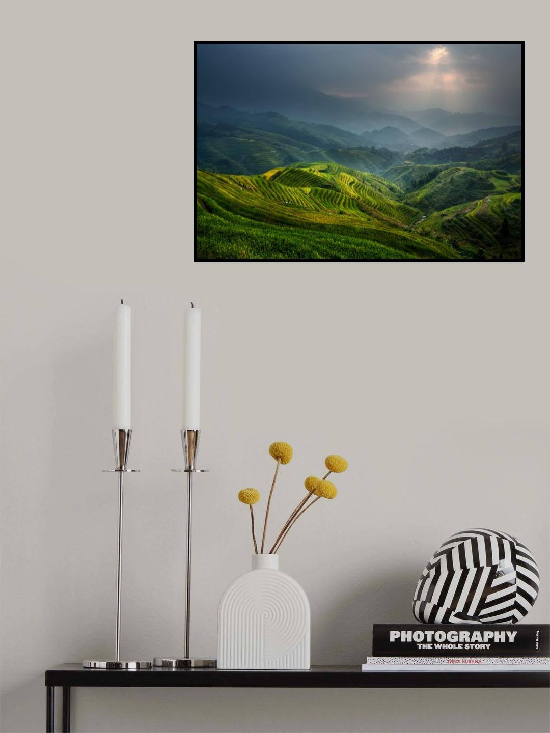 Glimmer of Light Poster och Canvastavla