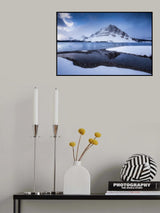 Snowy Bow Poster och Canvastavla