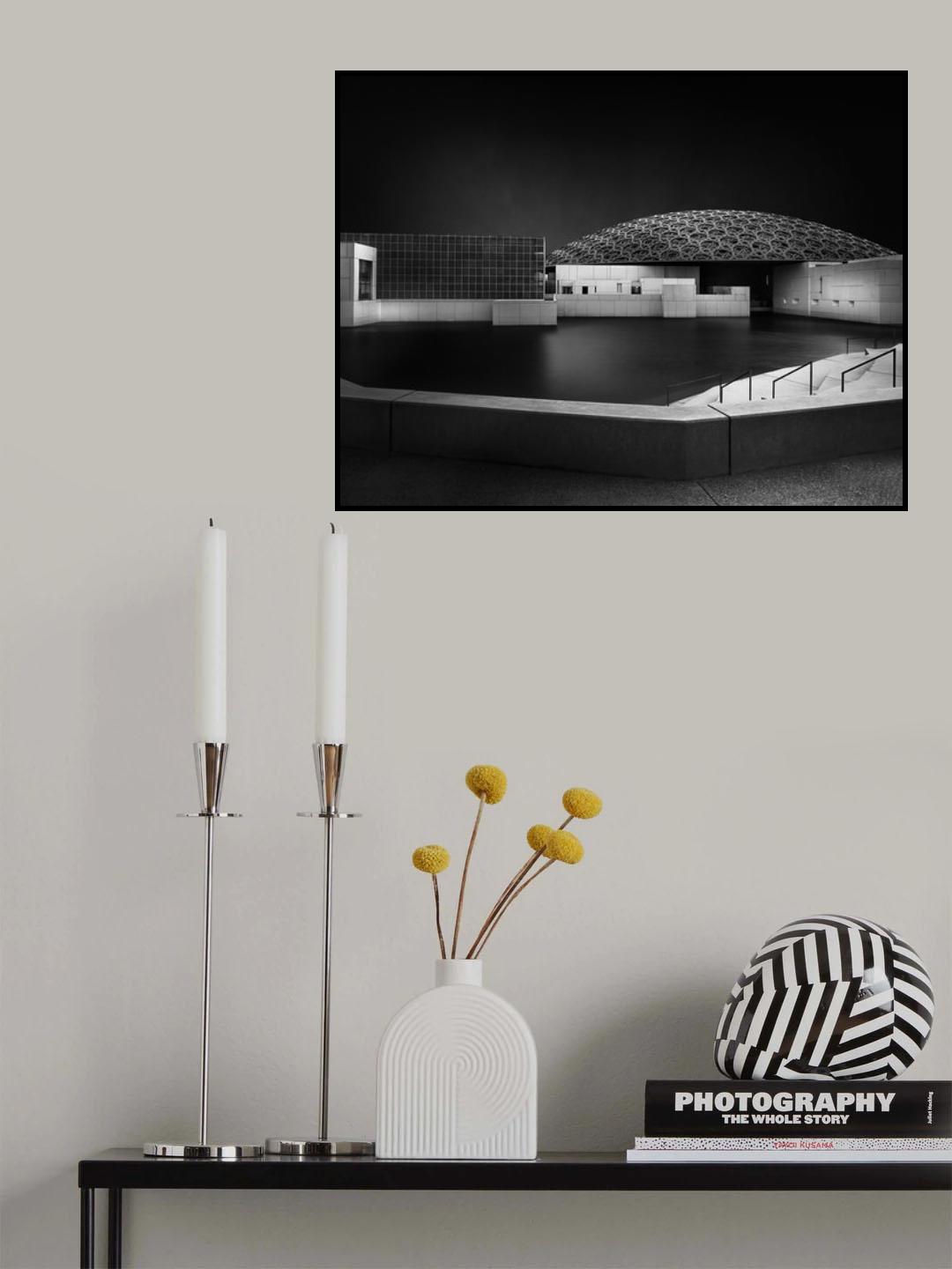 Louvre museum abu dhabi Poster och Canvastavla