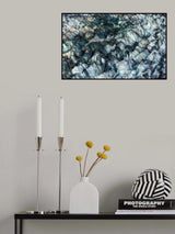 ICE Texture in Hopper Glacier Poster och Canvastavla