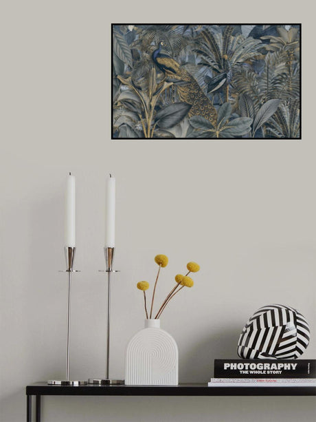 Jungle Birds Garden No3 Poster och Canvastavla