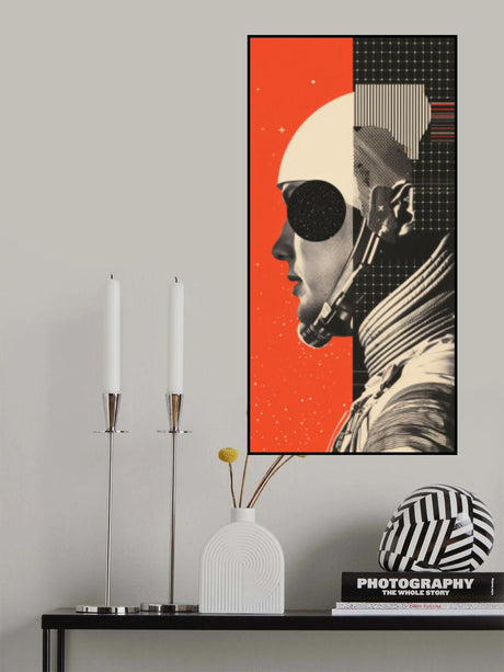 Grungy Astronaut 1 Poster och Canvastavla