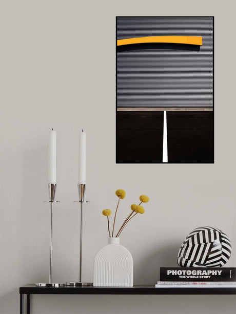 yellow line Poster och Canvastavla