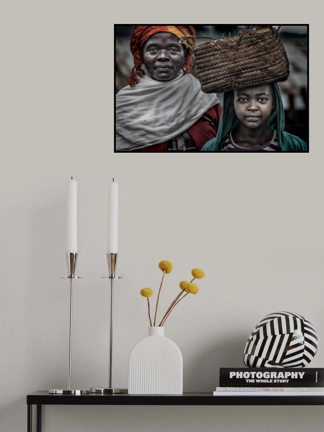Back home -Ethiopia Poster och Canvastavla