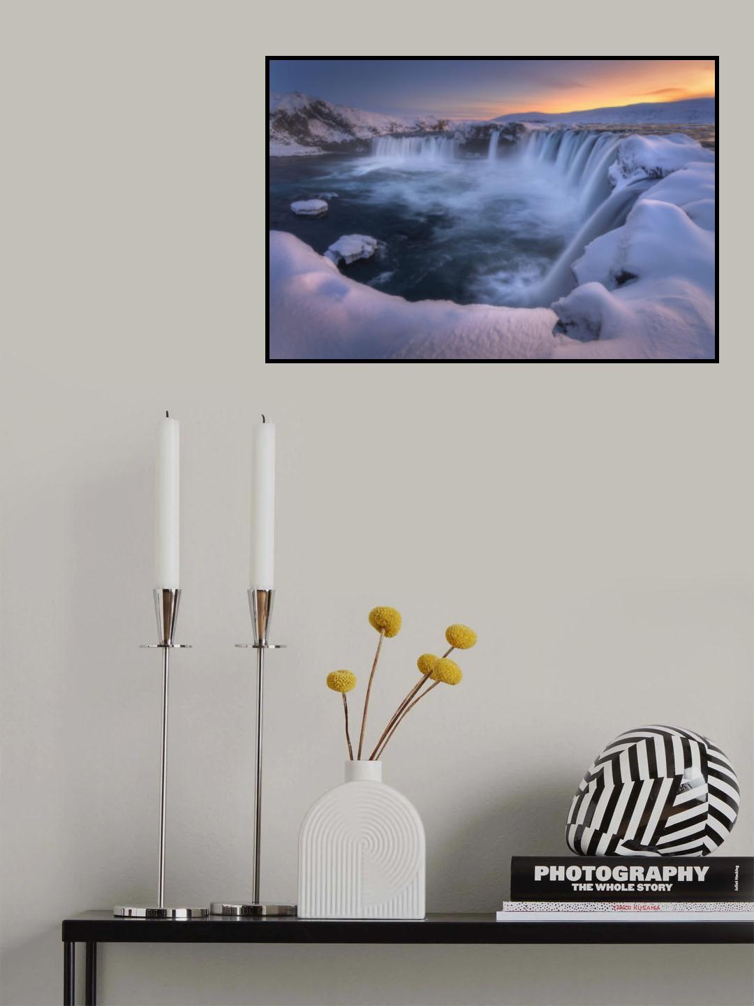 Godafoss Poster och Canvastavla