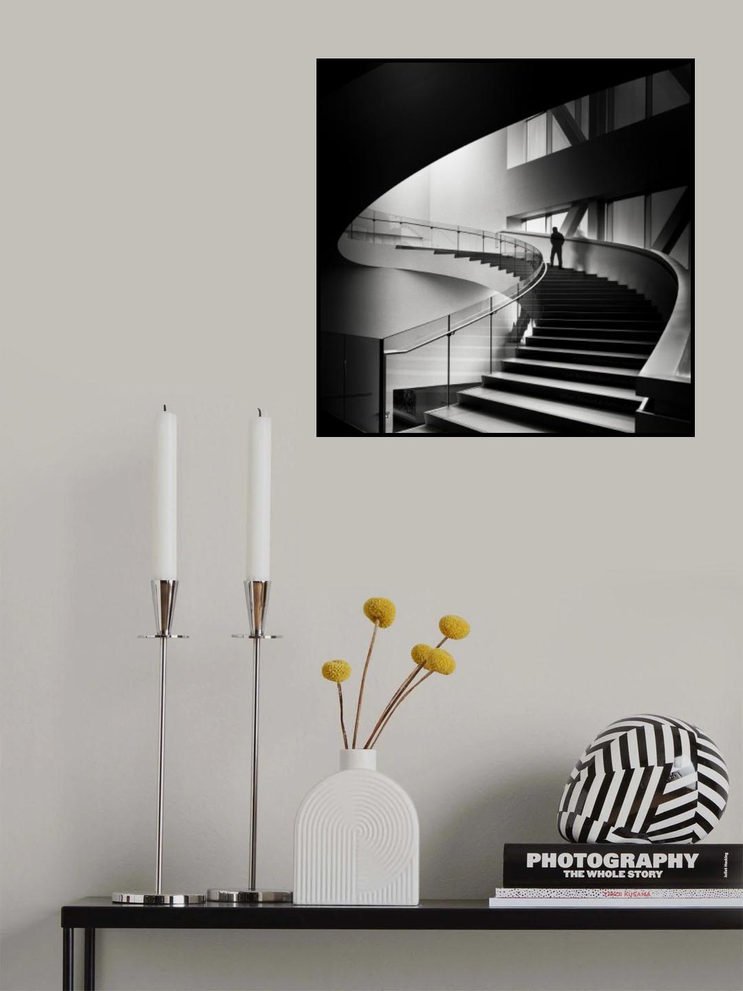Walking to light Poster och Canvastavla