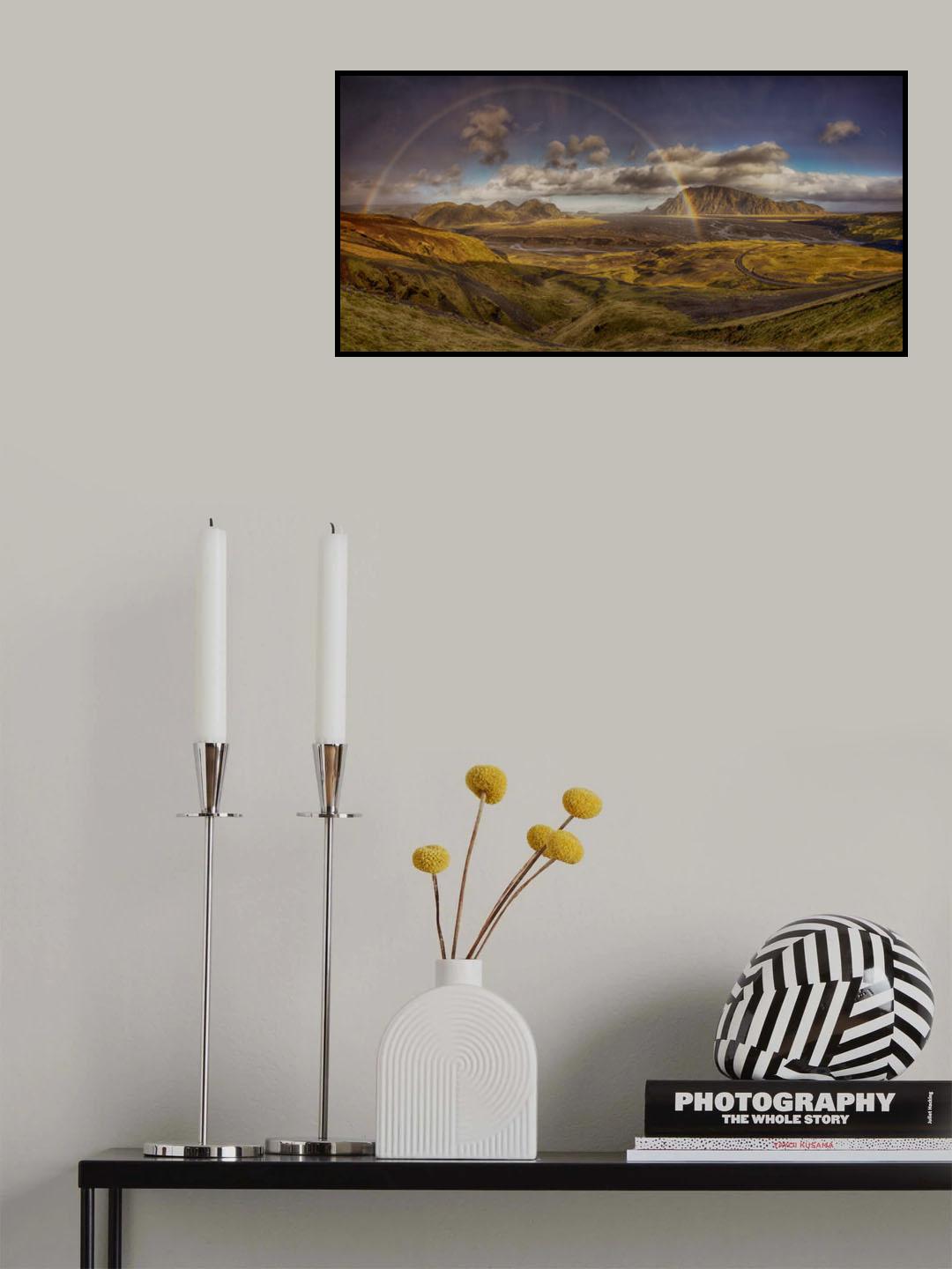 The land of blue skies rain Poster och Canvastavla