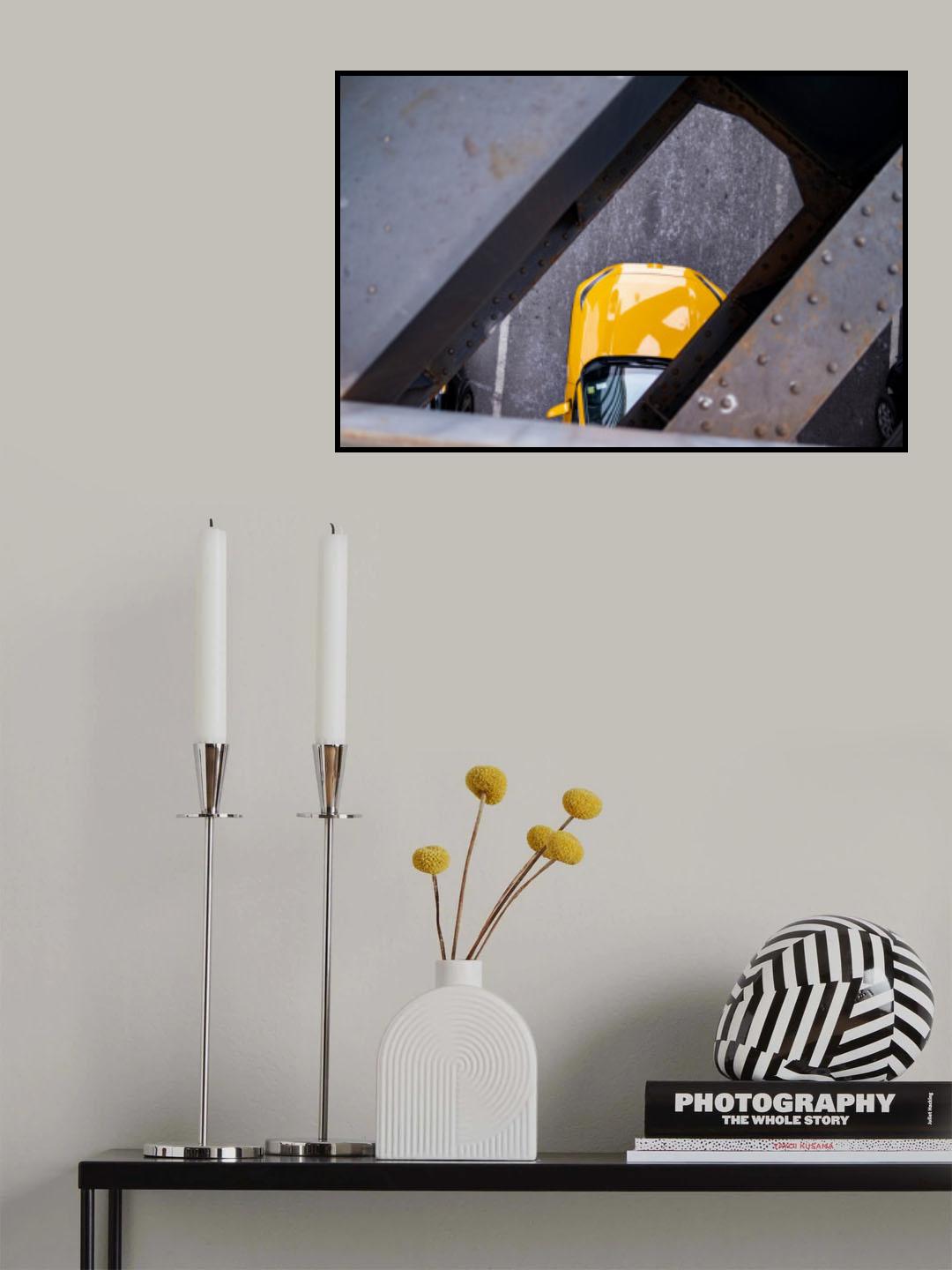 Yellow Cab Poster och Canvastavla