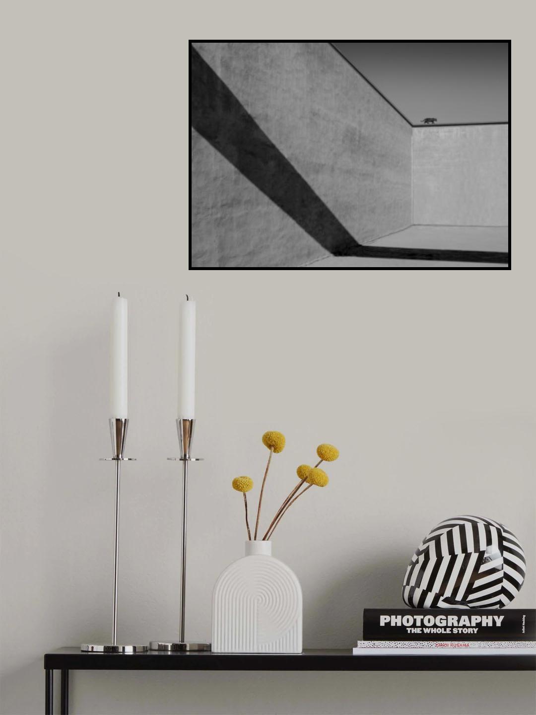 Lonely Cat Poster och Canvastavla