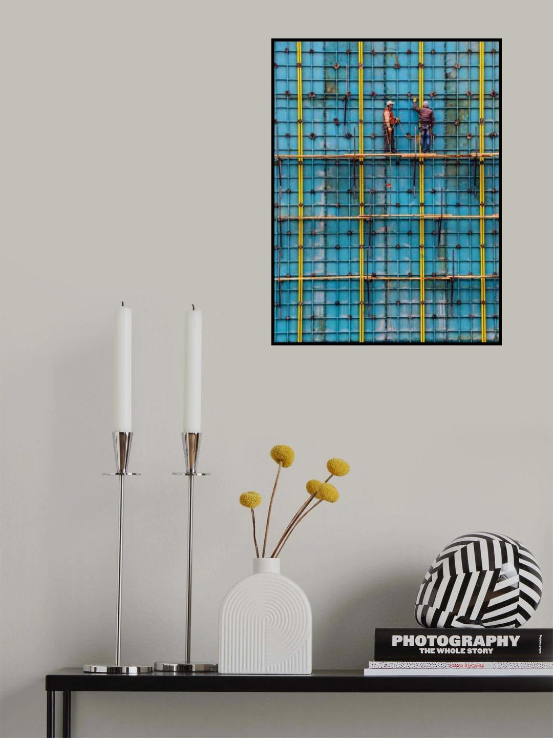 Construction worker Poster och Canvastavla
