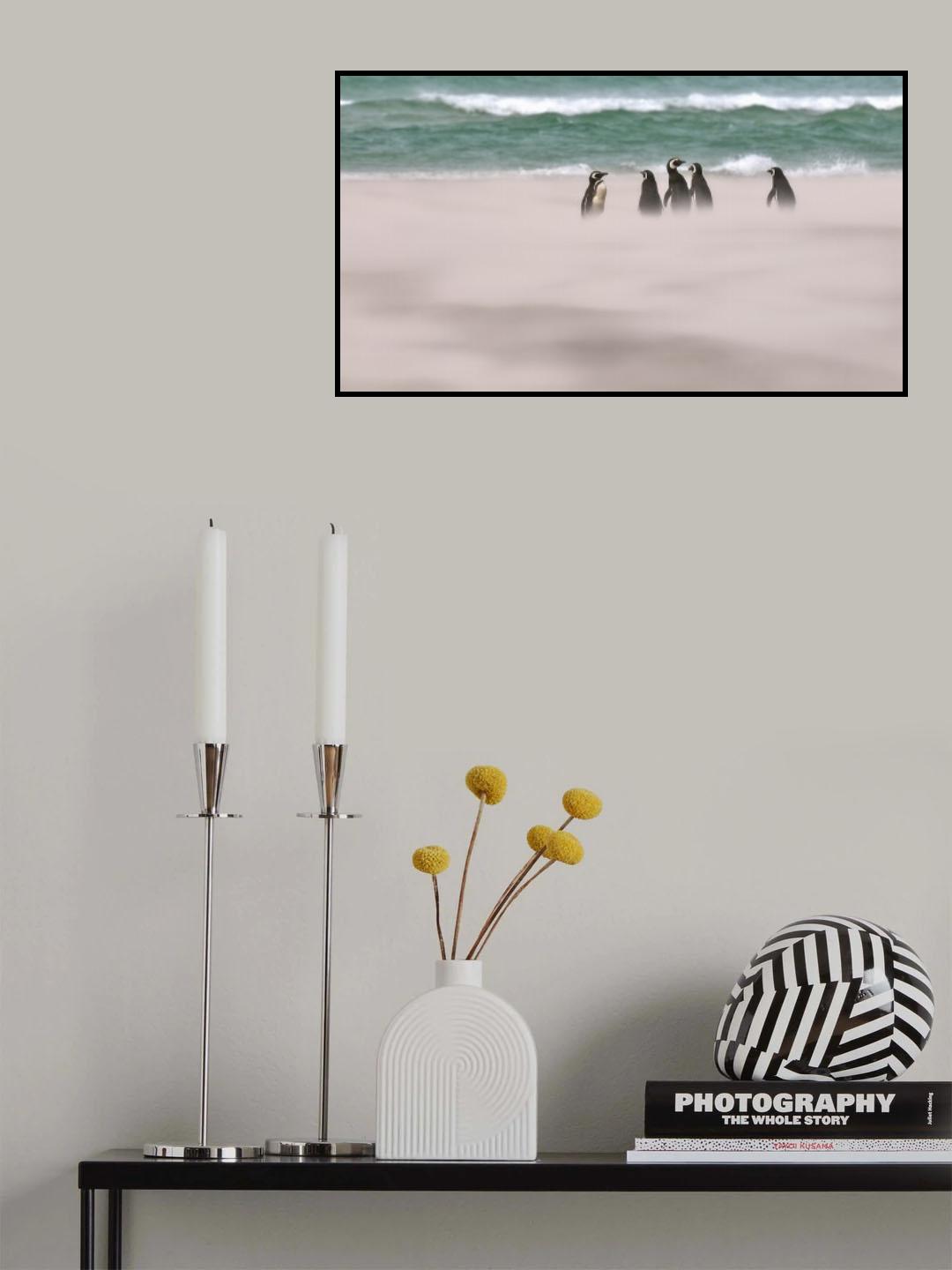 There, behind the clouds ...or the captives of  sandstorm Poster och Canvastavla