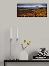 Hverfjall in autumn Poster och Canvastavla