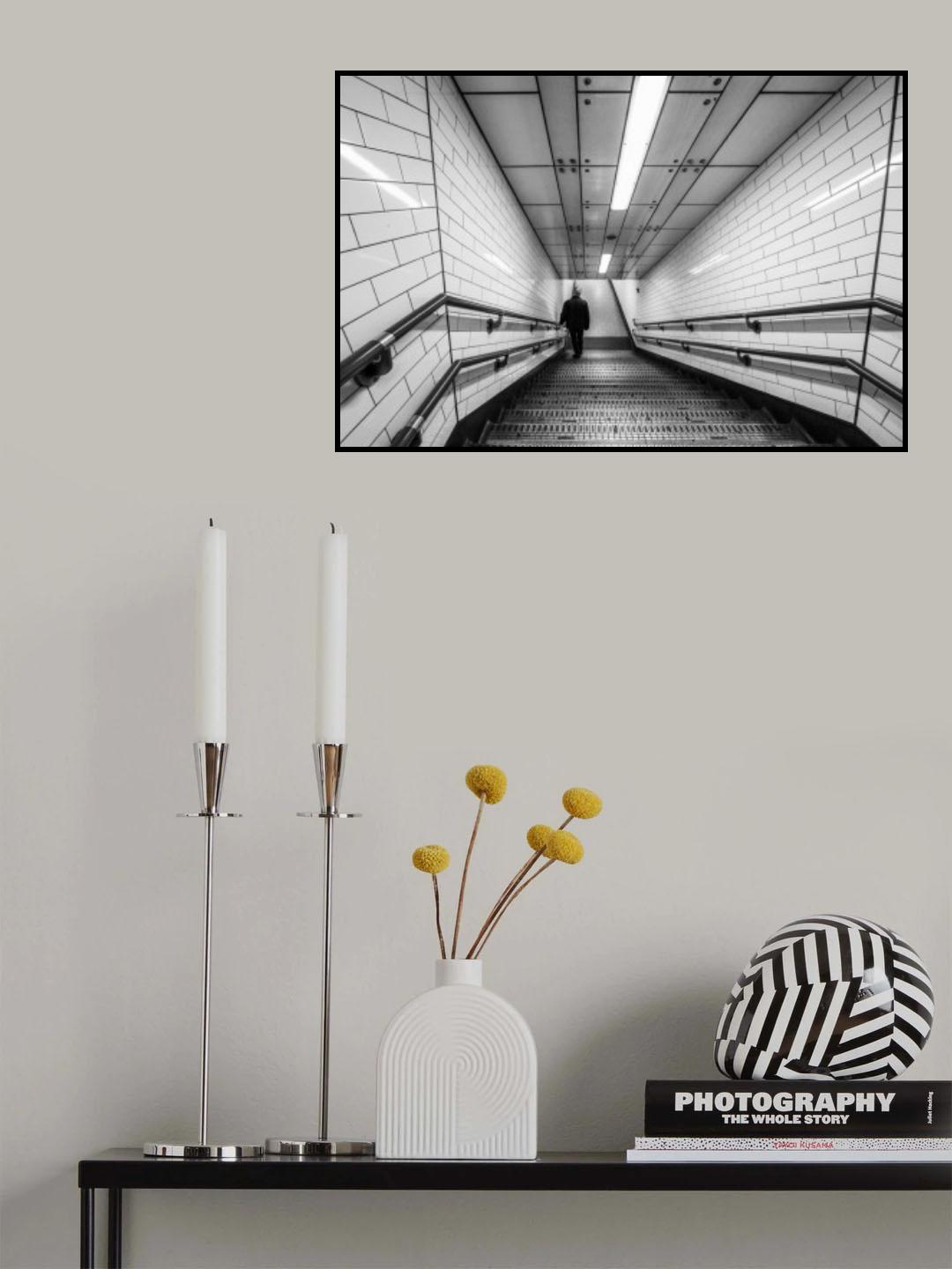 Underground passage Poster och Canvastavla