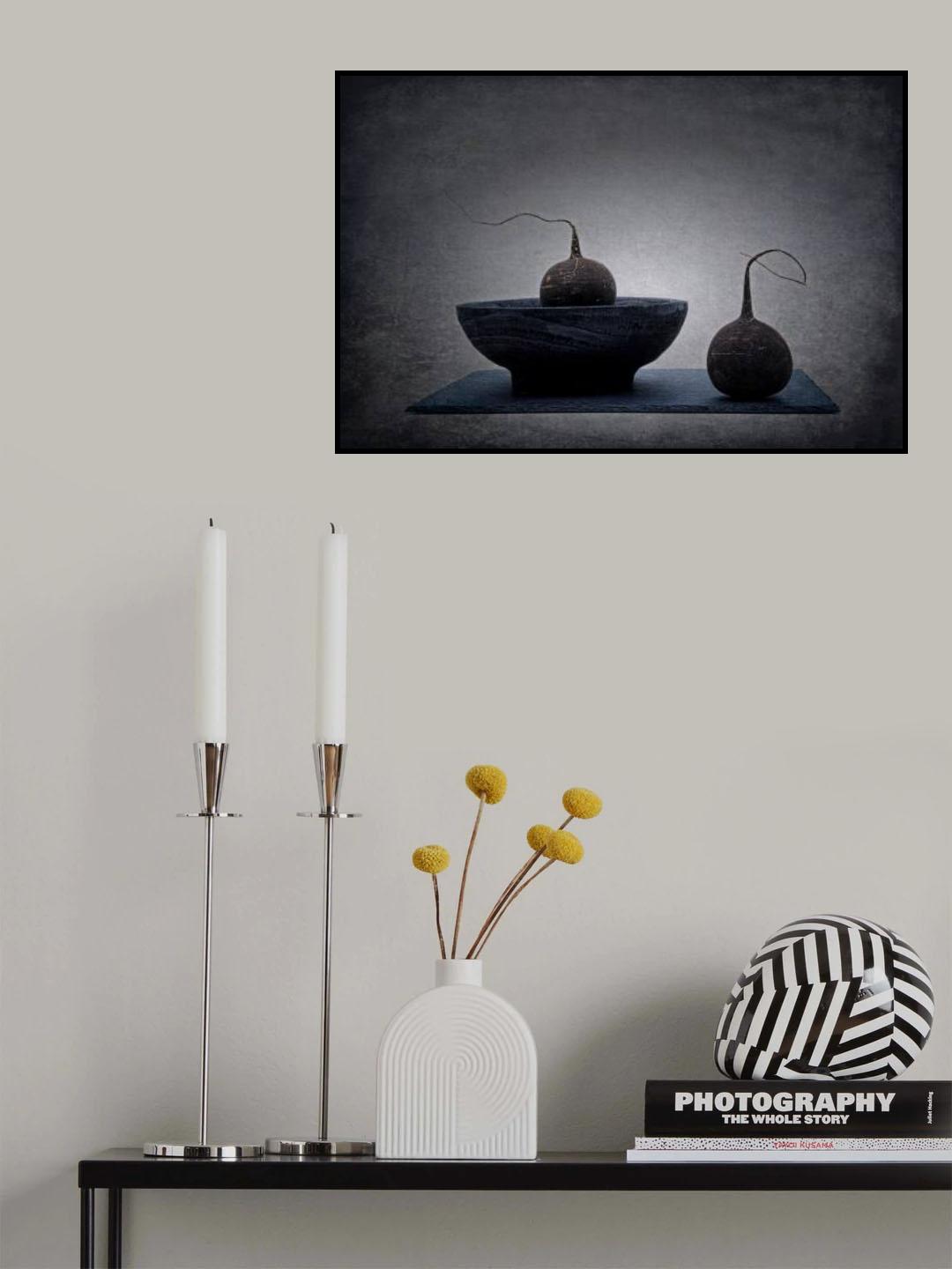 Simply Black. Zen serie . Poster och Canvastavla