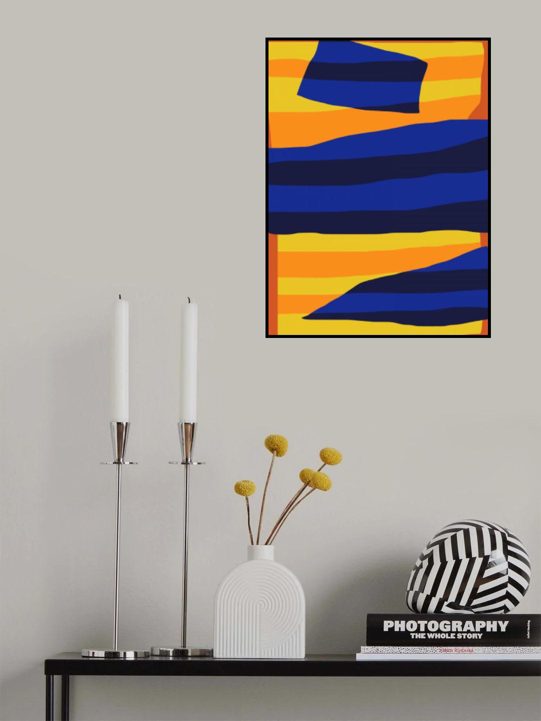 Abstract Stripe Minimal Collage 3 Poster och Canvastavla