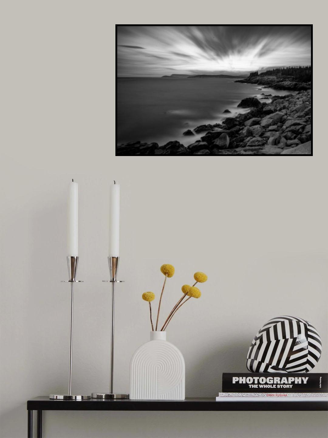 Rocky Shore Poster och Canvastavla