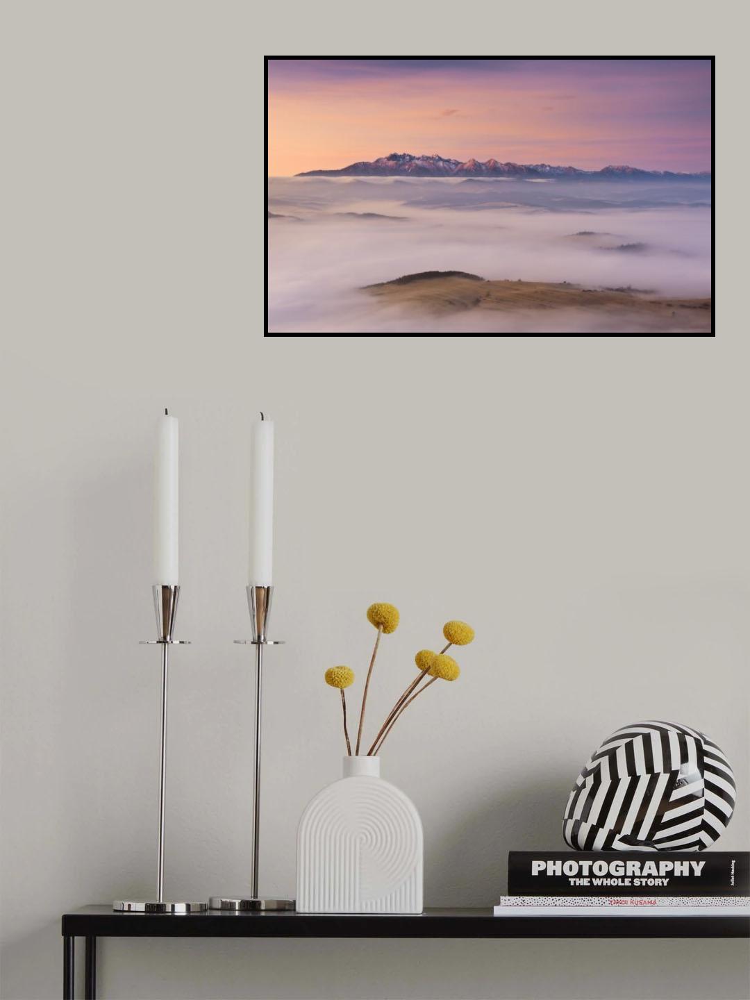 Foggy sea Poster och Canvastavla