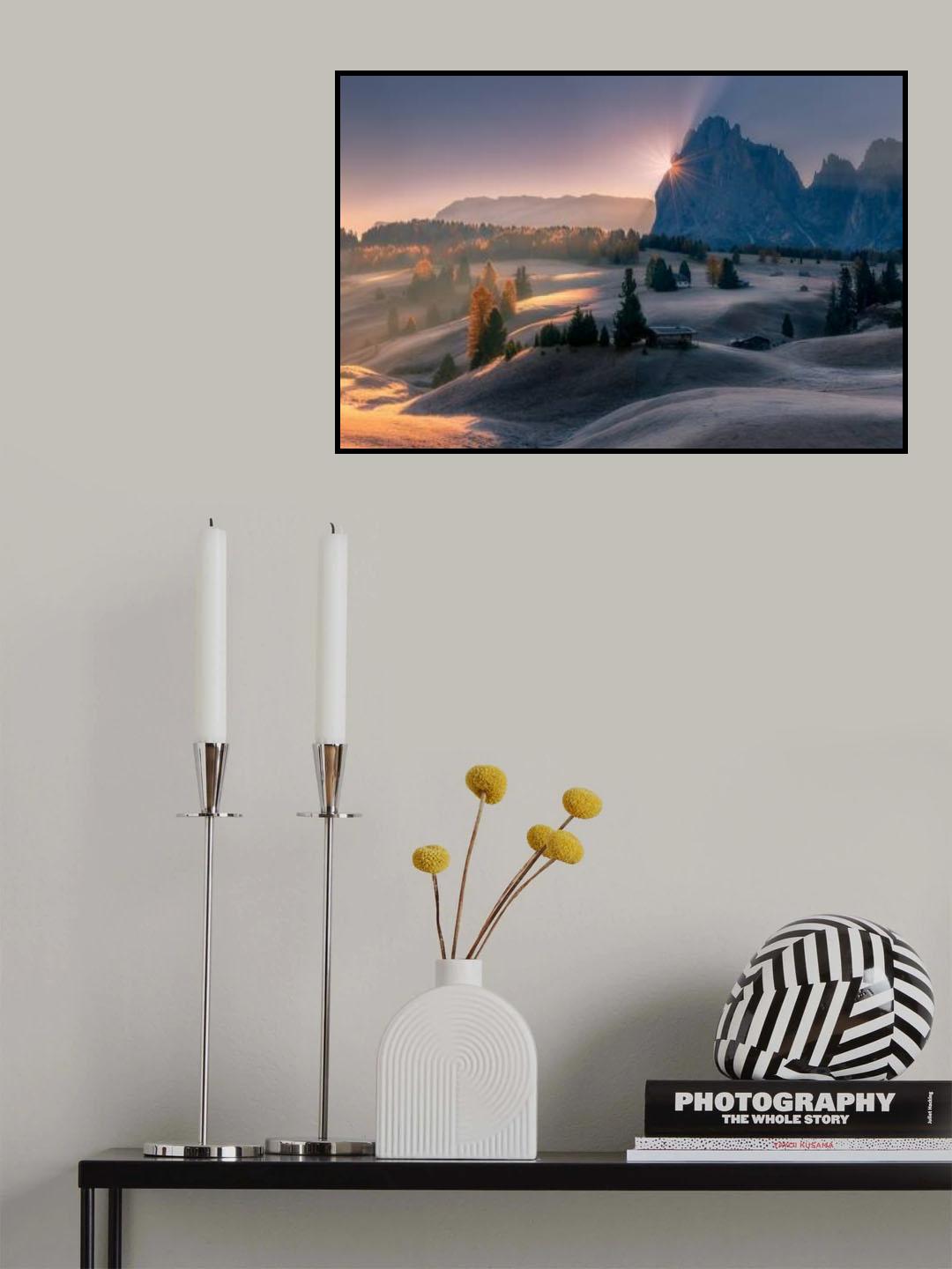 Seiser Alm in Italy Poster och Canvastavla