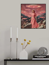 Vintage Space Barbie Poster och Canvastavla