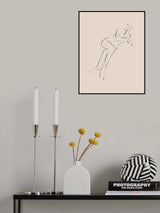Casual Pose Poster och Canvastavla