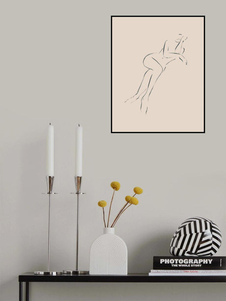 Casual Pose Poster och Canvastavla