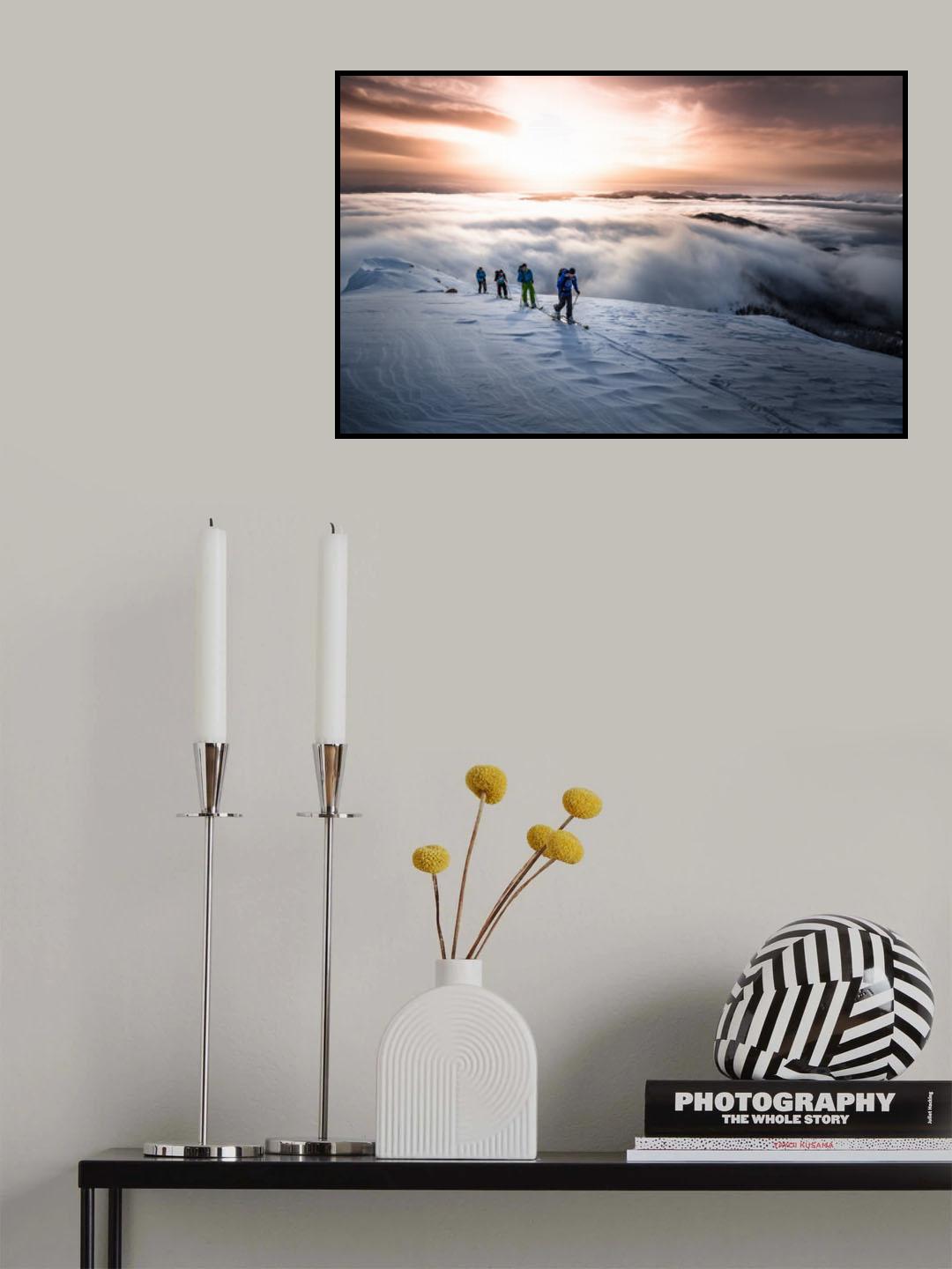 High above the fog Poster och Canvastavla