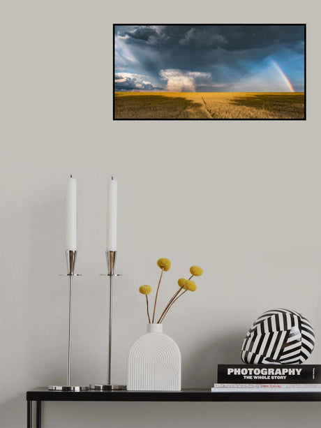 Gold and Thunder Poster och Canvastavla